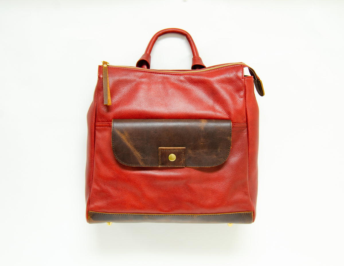 Osgoode Marley Freya Backpack- Style # 7151 7151FreyaBackpack_Olive-  main image 3