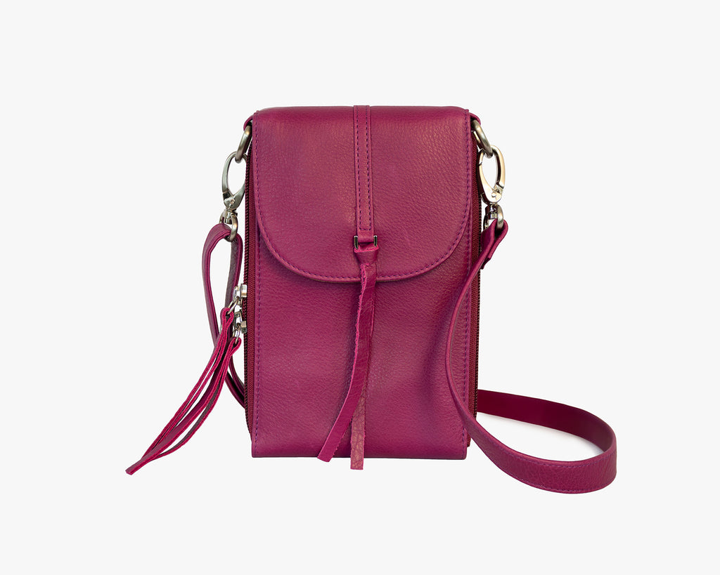 Nash Accordion Phone Pocket - Chianti front