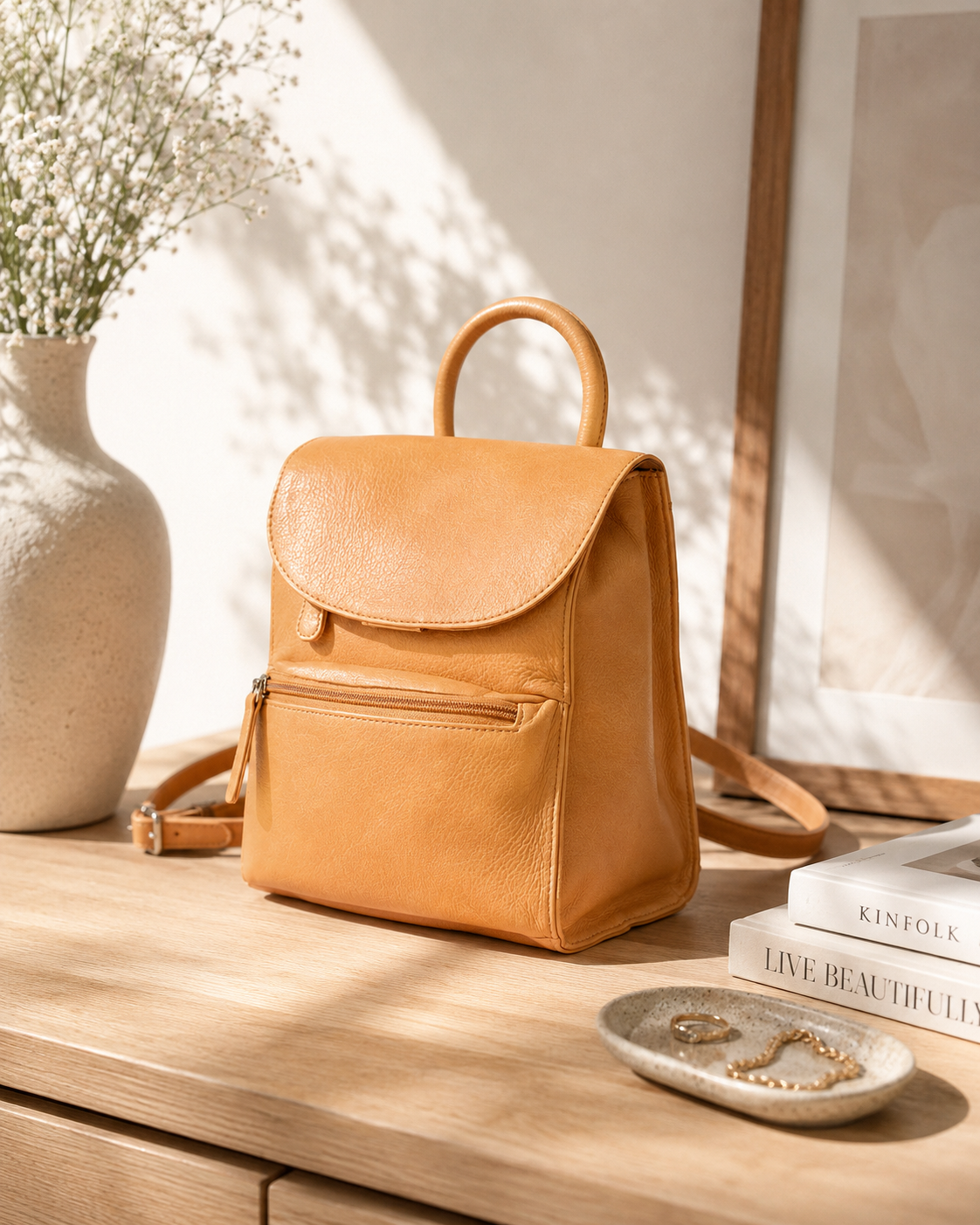 Dora Small Backpack Cyan