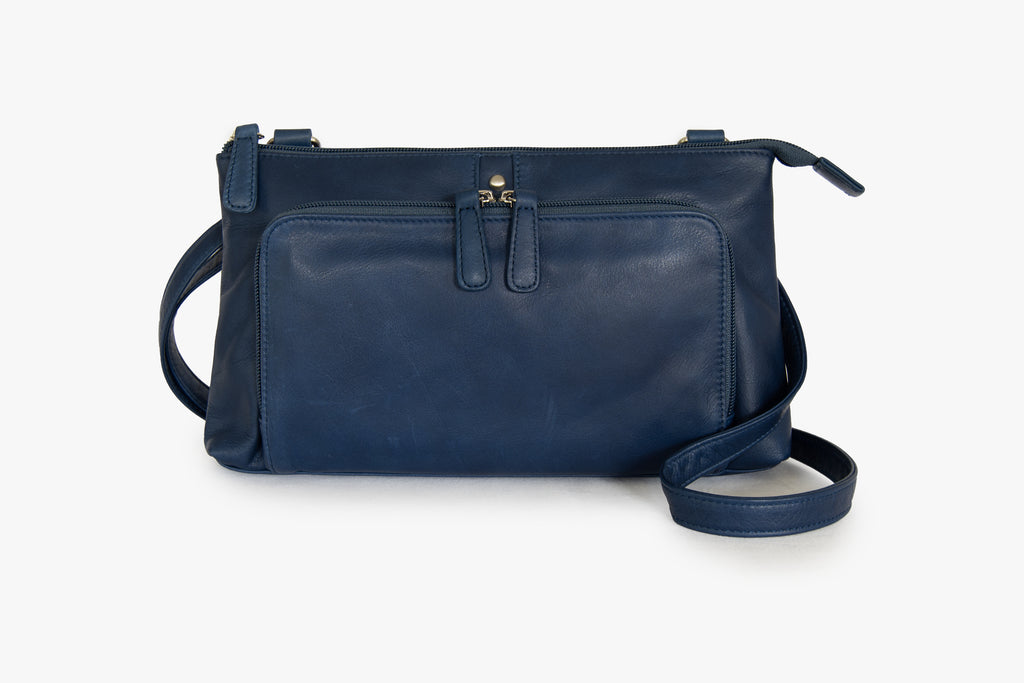 Blue Palmer E/W Crossbody