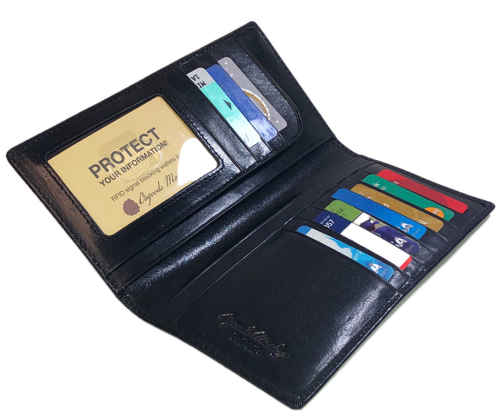 RFID Coat Pocket Wallet Black