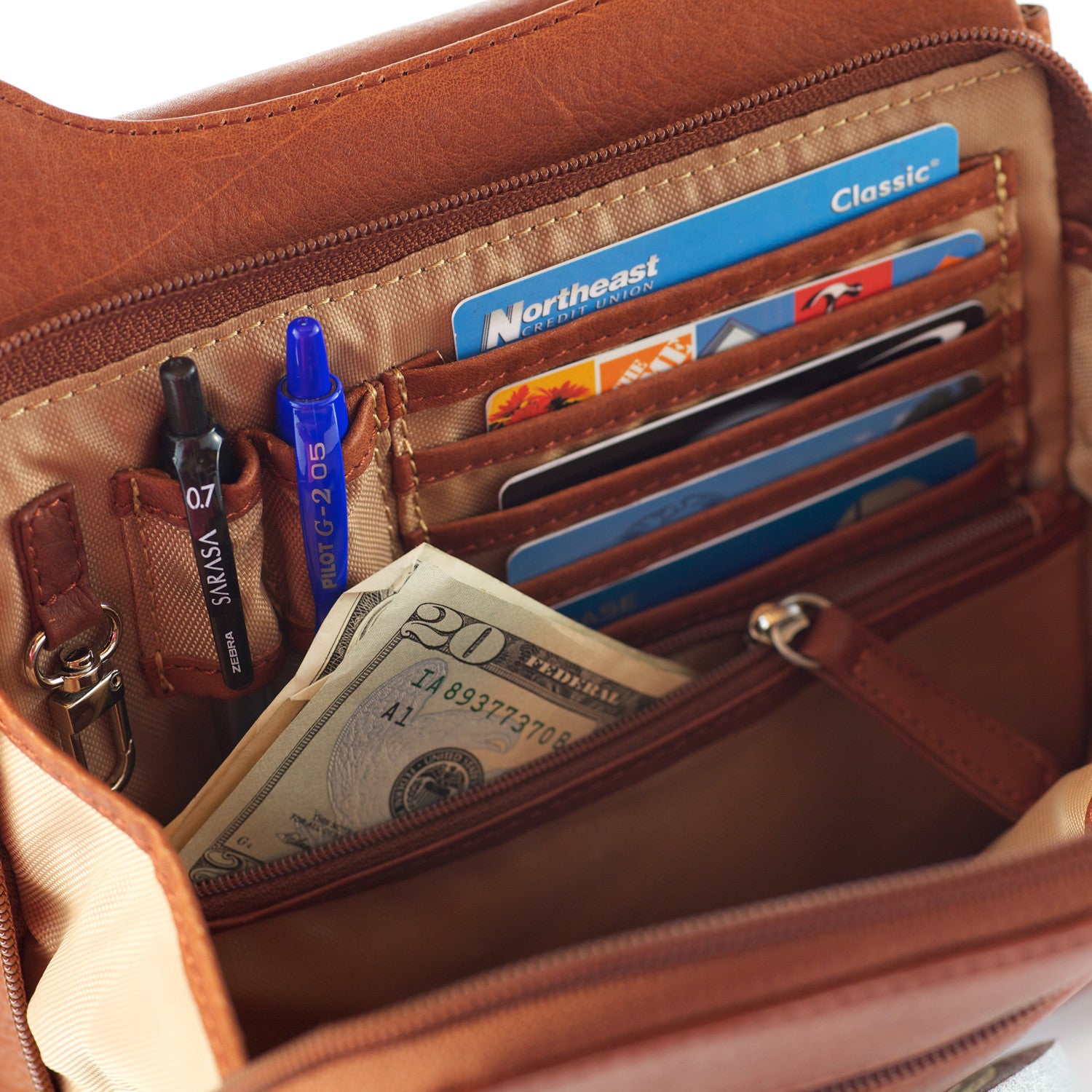 Crossbody organizer wallet Clearance