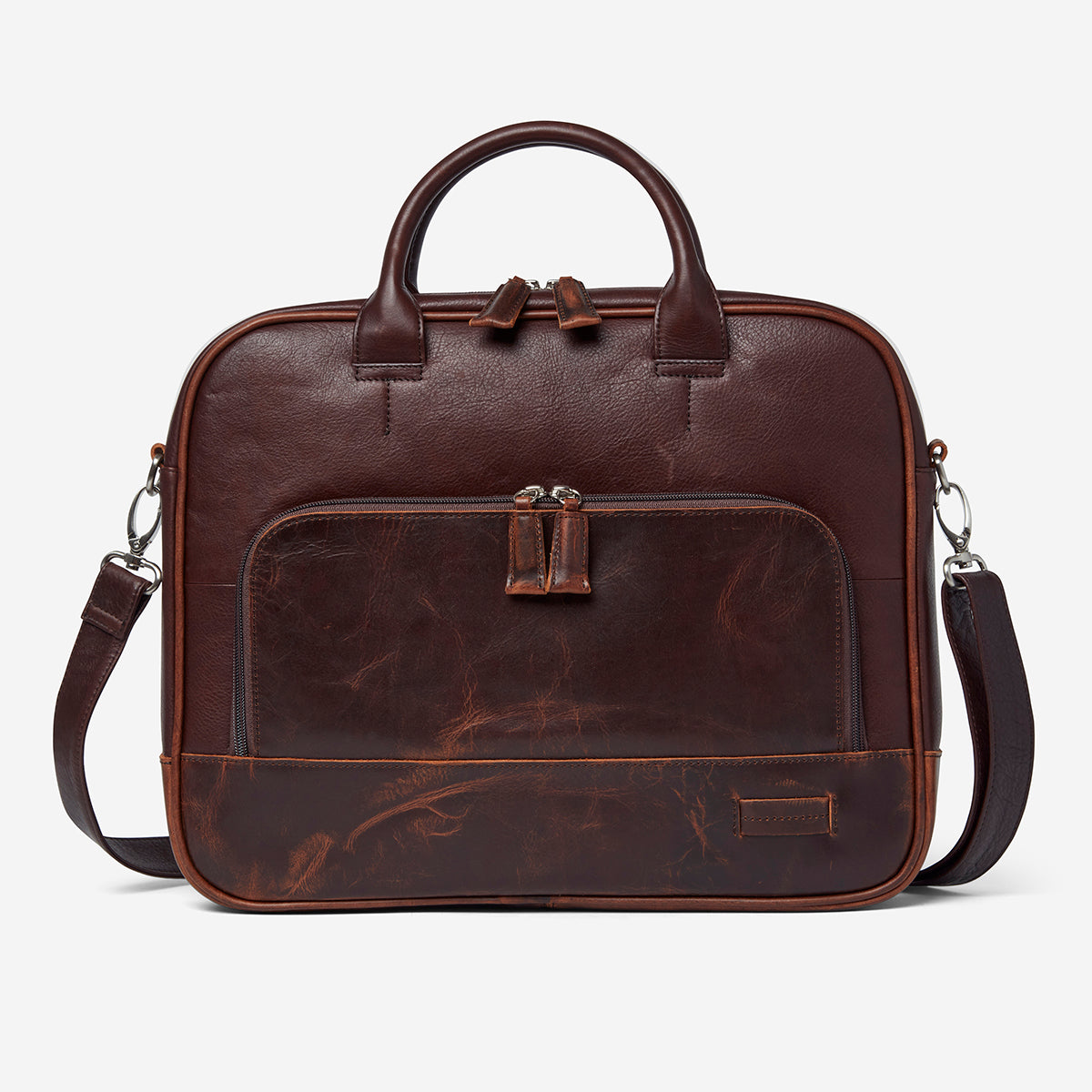 Leather day bag mens best sale