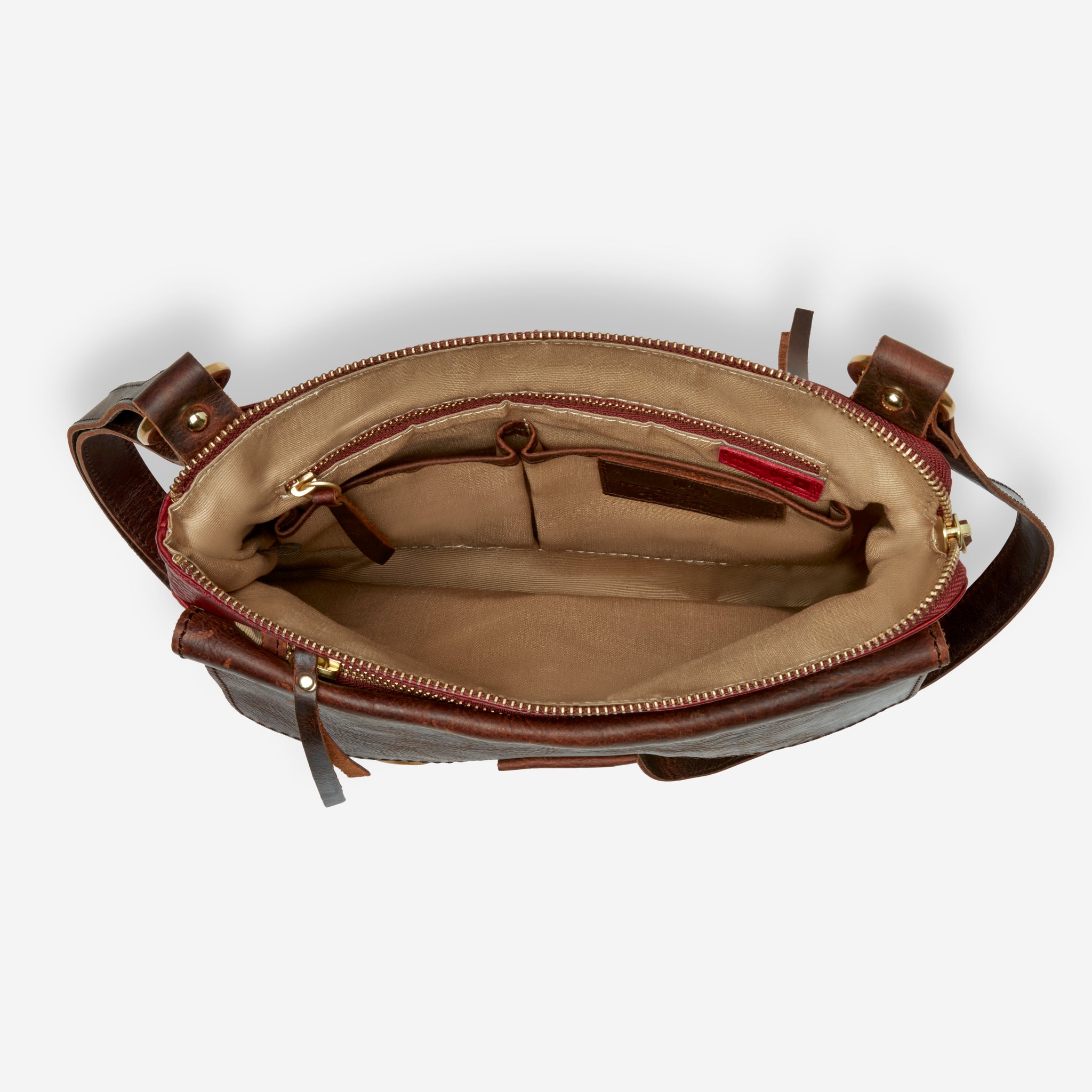 Elegant Leather Crossbody Bag with Flap Closure – Osgoode Marley