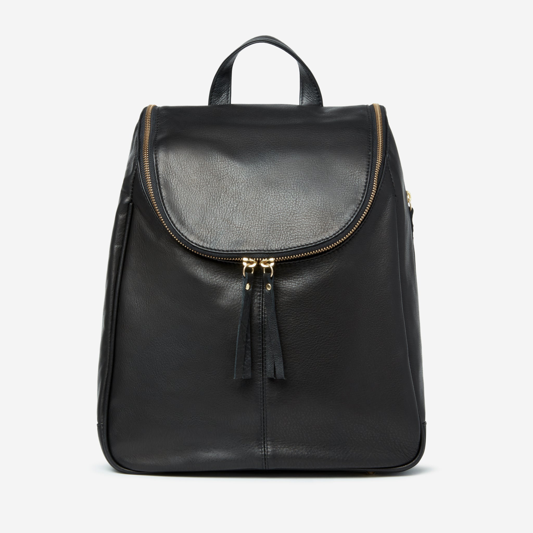 backpack black leather womens Nora Leather Backpack with iPad and Storage Sections – Osgoode Marley