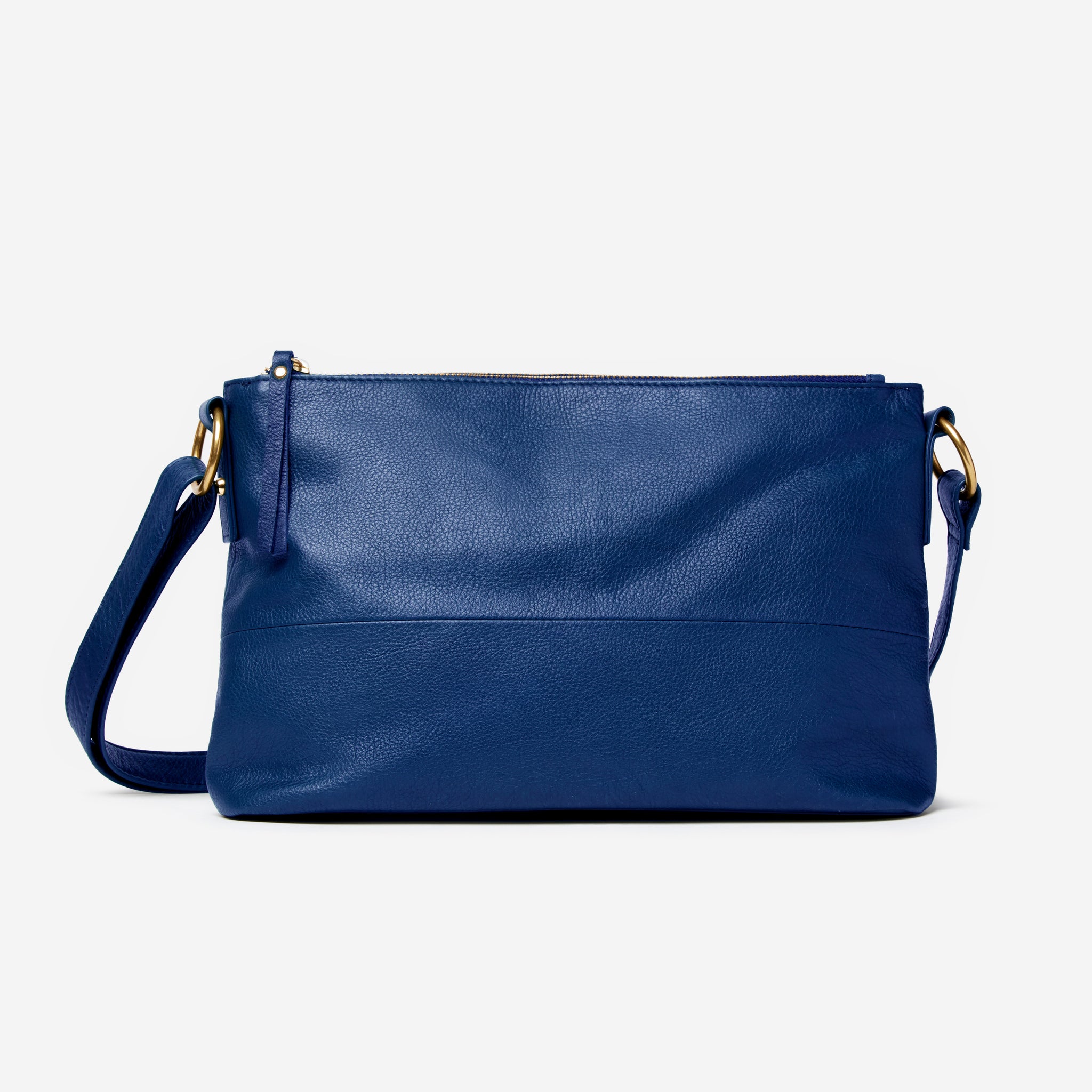 ショルダーバッグ・ポシェット [4OUR B] Flap Rope Shoulder & Cross Bag (3 COLOR) NoraDoubleZip_Olive_Front-