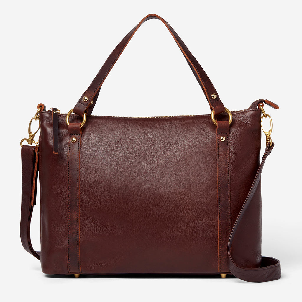 Deep Red Patience Satchel