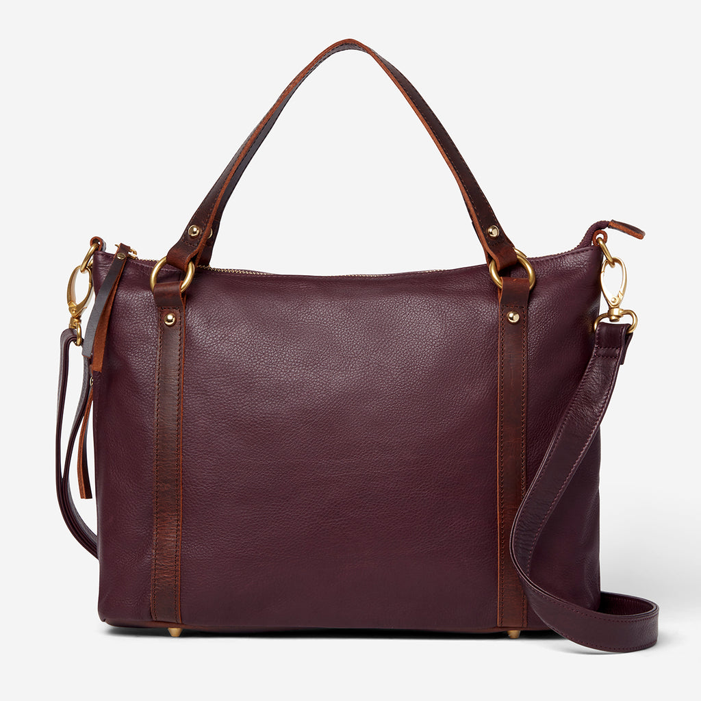 Plum Patience Satchel