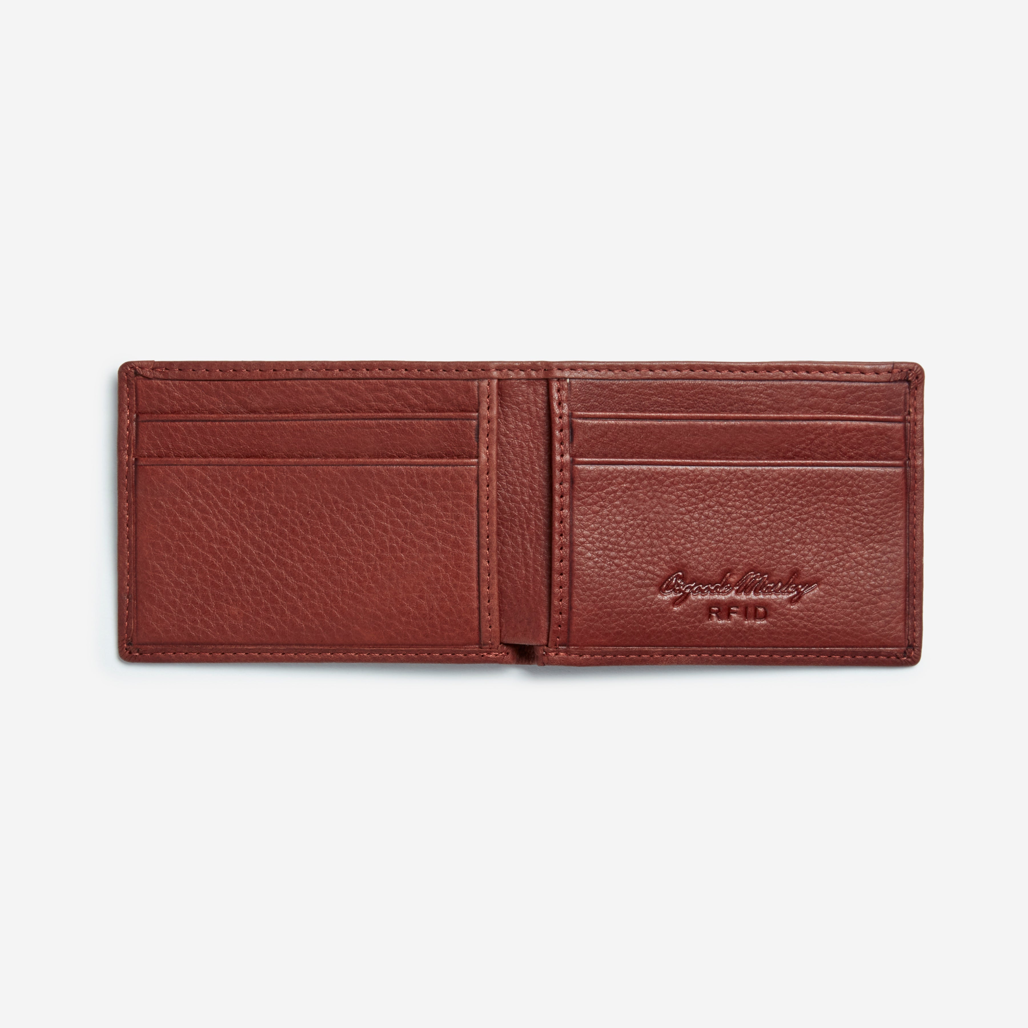 『Hollywood Wallet BROWN』 RFID Ultra Mini Thinfold – Osgoode Marley